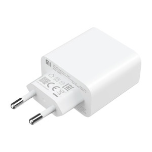 CHARGEUR SECTEUR XIAOMI FAST CHARGE 33W TYPE-C/ TYPE-A - BLANC
