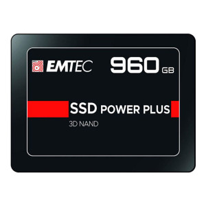 Disque Dur Externe EMTEC X200 Power Plus 1To SSD USB 3.1 - Noir