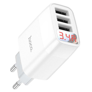 CHARGEUR HOCO C93A 3 PORTS...