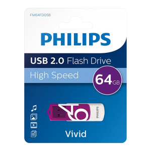 CLÉ USB 2.0 PHILIPS VIVID...