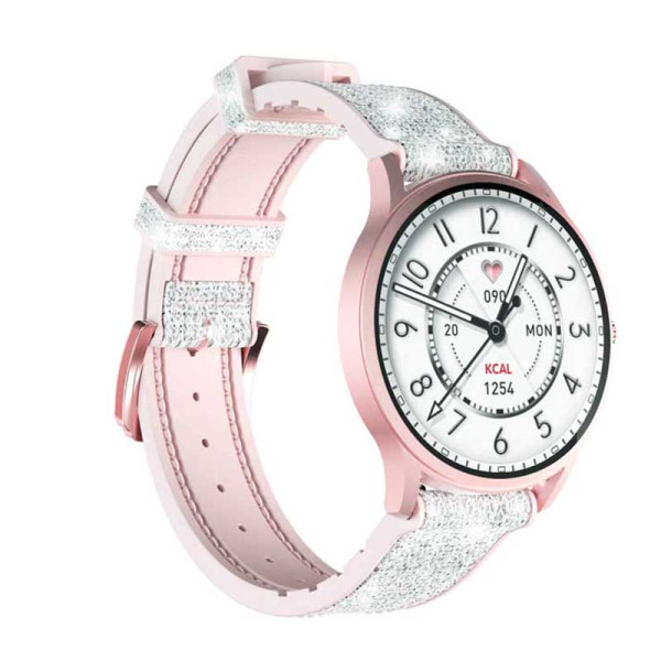 MONTRE CONNECTÉE KIESLECT LORA - ROSE