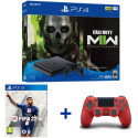 CONSOLE PS4 1TO + CALL OF DUTTY MODERN WARFARE II BUNDLE + MANETTE PS4 ROUGE + JEUX FIFA 23 PS4