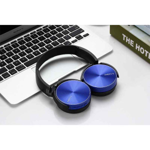 CASQUE CASQUE BLUETOOTH BLEU