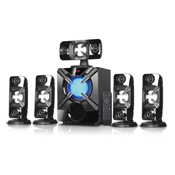 HAUT PARLEUR SANS FIL GOLD SOUND SUBWOOFER GS 5602 LED - NOIR