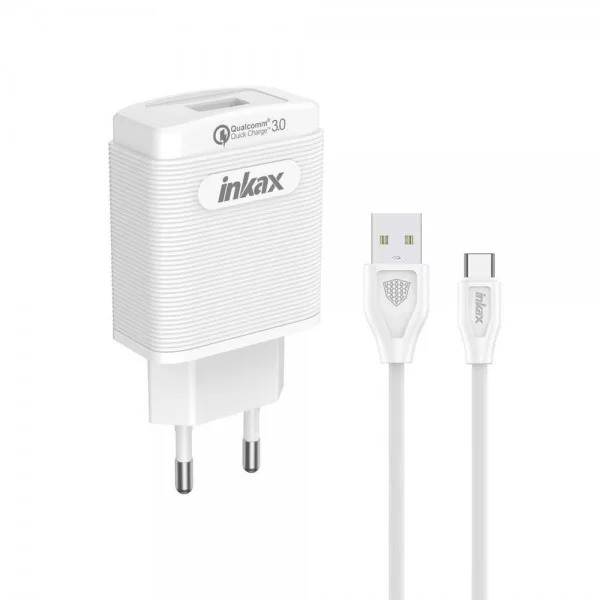 CHARGEUR USB INKAX CD-53 TYPE-C - NOIR