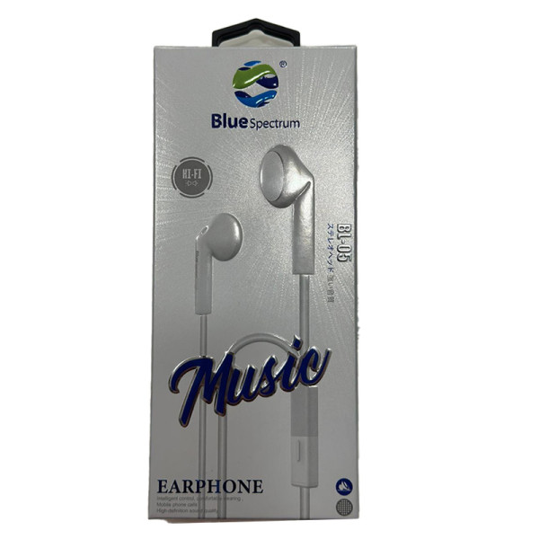 ÉCOUTEURS BLUE SPECTRUM BL-05 AVEC MICRO - BLANC